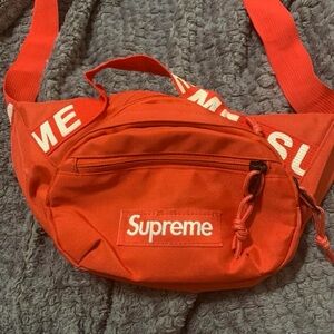 Supreme Bold Red Belt Bag